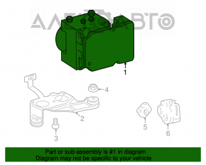 ABS ABS Toyota Sequoia 08-16 cu suspensie pneumatică