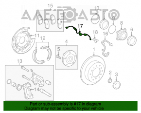 Cablu senzor ABS spate stânga Toyota Sequoia 08-16