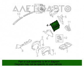 Cadru suprapunere cu control al ecranului, radio, climatizare, duze de aer Infiniti FX35 FX45 03-08