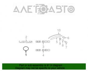 Emblema Lexus ES300 ES330 01-06