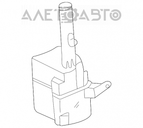 Бачок омывателя Lexus ES300 ES330 без крышки, фильтра и датчика