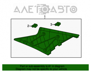 Capac spate dreapta Toyota Camry v50 12-14 SUA bej, zgarieturi