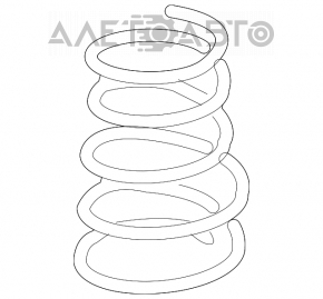 Пружина задняя правая Toyota Highlander 08-13 hybrid