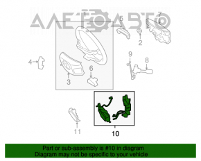 Butonul de control de pe volanul Lexus LS460 LS600h 07-12