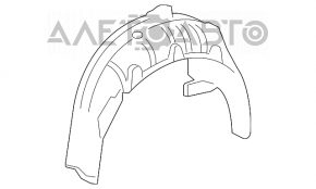 Aripa spate stânga Lexus LS460 LS600h 07-12