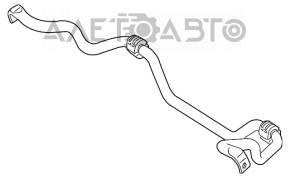 Stabilizator fata Mercedes W221 RWD 30,5 mm nou original OEM