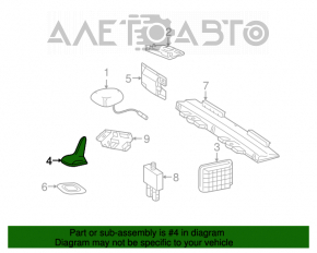 Antena radio aripa Mercedes W221