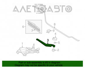 Frână de mână spate Toyota Prius 20 04-09