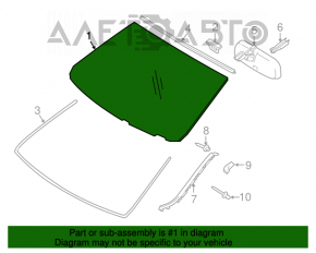 Geam parbriz Lexus IS250 IS350 06-09