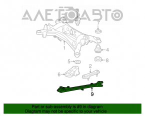 Amplificator subwoofer spate dreapta Lexus IS250 IS300 IS350 06-13