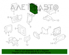 Power Supply Module Mercedes W221 сломано крепление