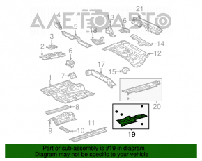 Protecție podea stânga Toyota Prius 2004-2009