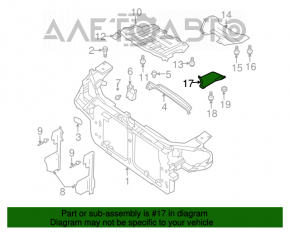 Защита двигателя правая Infiniti FX35 FX45 03-08