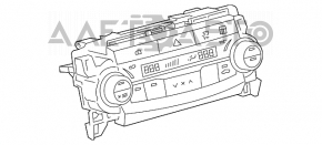 Управление климат-контролем Toyota Camry v55 15-17 usa manual царапины