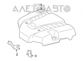 Накладка двигателя Lexus GX470 03-09