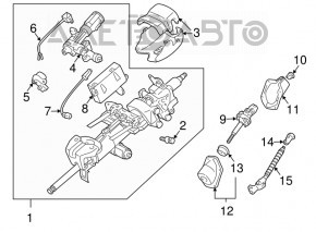 Blocarea aprinderii asamblată Lexus GX470 03-09