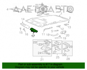 Capacul mic dreapta Lexus GX470 03-09 gri.