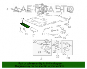 Capota principala dreapta Lexus GX470 03-09 gri, fara carlig.