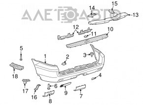 Bara spate goală Lexus GX470 03-09