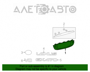 Capacul portbagajului pentru Lexus GX470 03-09