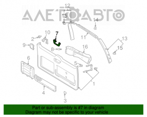 Maner interior spate Lexus GX470 03-09