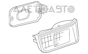 Lampa interioară pentru capacul portbagajului stânga pentru Lexus GX470 03-09