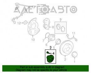 Rulment roată față dreapta Lexus GX470 03-09