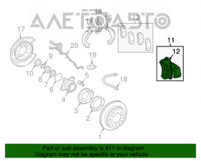 Suport spate stânga Lexus GX470 03-09