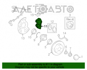 Suport dreapta față pentru Lexus GX470 03-09 cu 4 pistoane