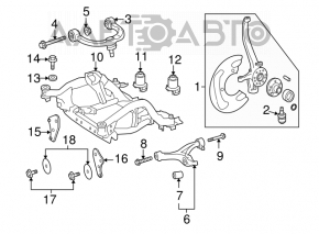 Maneta inferioara dreapta fata Mercedes W164 ML X164 GL nou original OEM