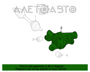 Reductorul frontal Mercedes W164 ML 3.9