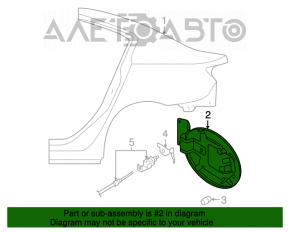 Capacul rezervorului de combustibil Mazda3 03-08 HB