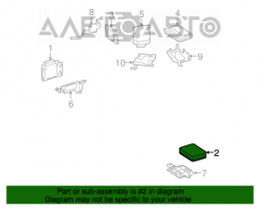 Blocul de control al sistemului de diagnosticare ZGR Mercedes W164 ML