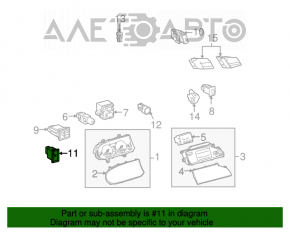 Butonul de control al obturatorului din spate pentru Toyota Avalon 05-12