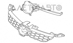 Grila radiatorului Mazda CX-7 06-09 nou aftermarket