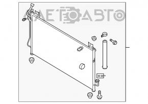 Radiatorul condensatorului de aer condiționat Mazda CX-7 06-09 nou neoriginal KOYORAD