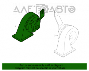 Semnal stânga sunet scăzut Mazda CX-7 06-09