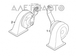 Semnal stânga sunet scăzut Mazda CX-7 06-09