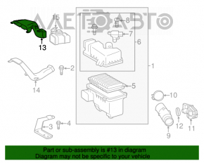 Воздухоприемник Toyota Highlander 08-13 3.5