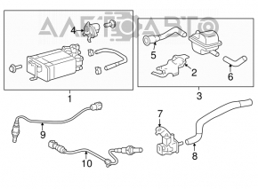 Sonda lambda spate secundar Toyota Highlander 08-10 3.5