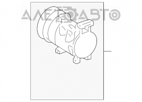 Compresorul de aer condiționat Toyota Highlander 08-13 3.5