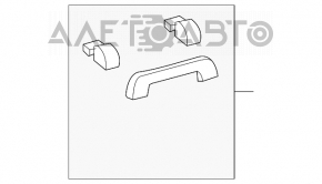 Maner plafon dreapta fata Toyota Prius 2004-2009 gri.