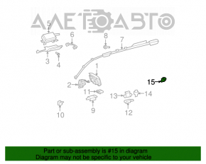 Senzor airbag dreapta spate Toyota Highlander 08-13