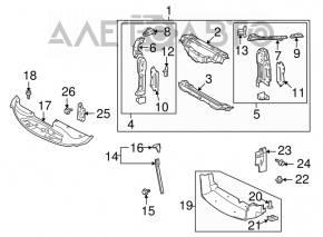 Планка замка капота Lexus IS250 IS300 IS350 06-13