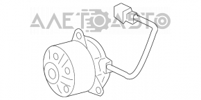 Motorul ventilatorului de răcire stânga pentru Lexus IS350 06-13.