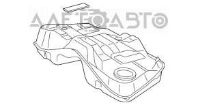 Rezervor de combustibil pentru Lexus IS250 IS350 06-13