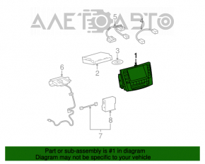 Монитор, дисплей, навигация Lexus IS350 06-10