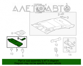 Capota dreapta Lexus IS250 IS350 06-13 gri