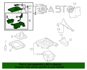 Пепельница консоли передняя Lexus IS250 IS300 IS350 06-13