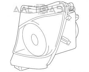 Farul anti-ceață stânga pentru Lexus IS250 IS350 06-10